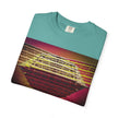 Dreaming With Dali By Kevin Quinn -Retro Futuristic Sunset Abstract Urban Architecture T-Shirt — Geometric Vaporwave Graphic