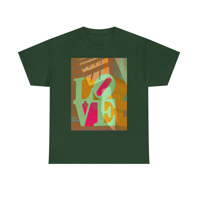 Strike A Pose By Kevin Quinn– Colorful Philly Pop Art Architecture Love T-Shirt