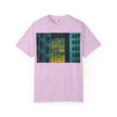 Walking With Van Gogh By Kevin Quinn-Urban Modern Architecture City Window Photo Tee — Nighttime Urban Architecture T-Shirt