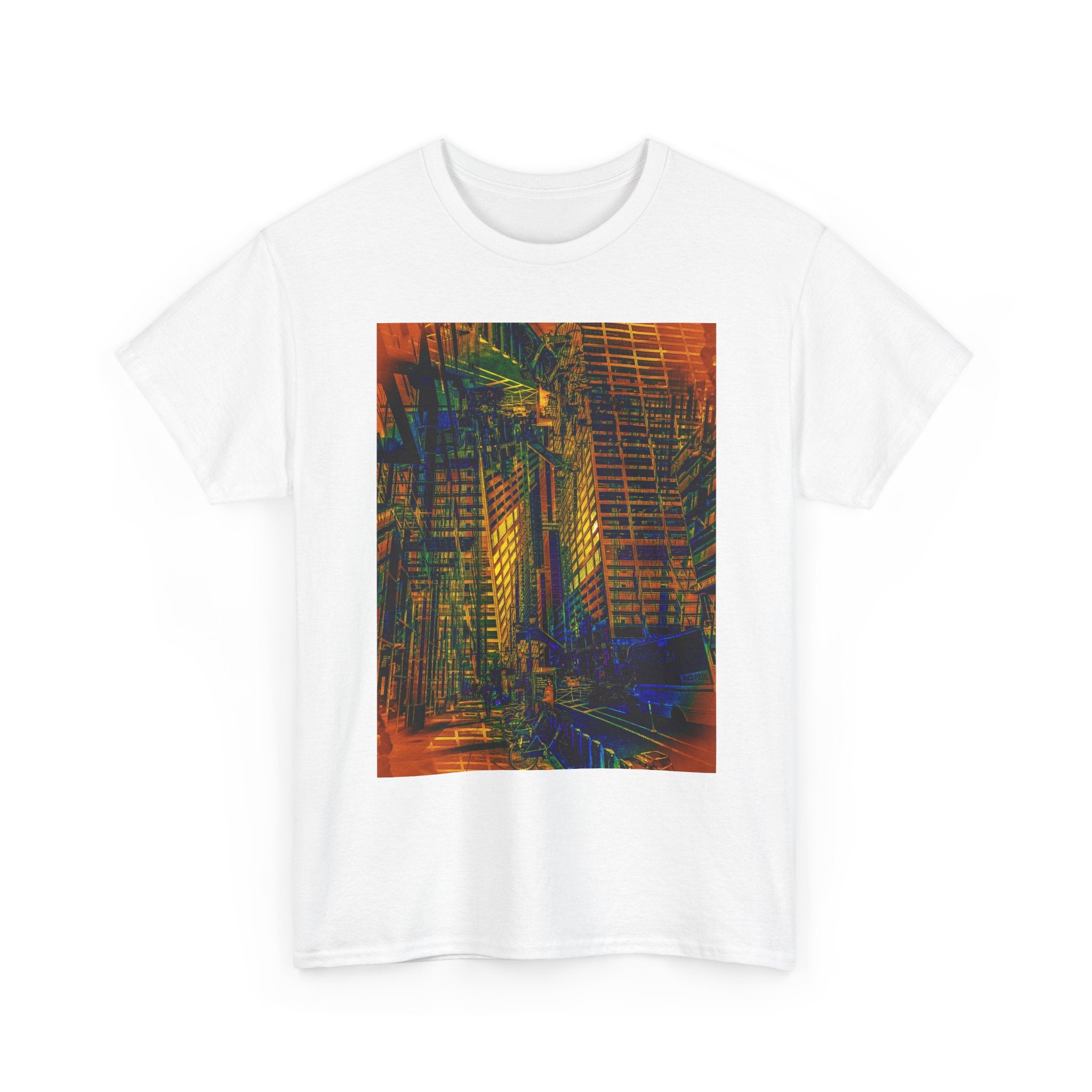 Time Stand Still By Kevin Quinn -Urban Modern Abstract Architecture Graphic Tee