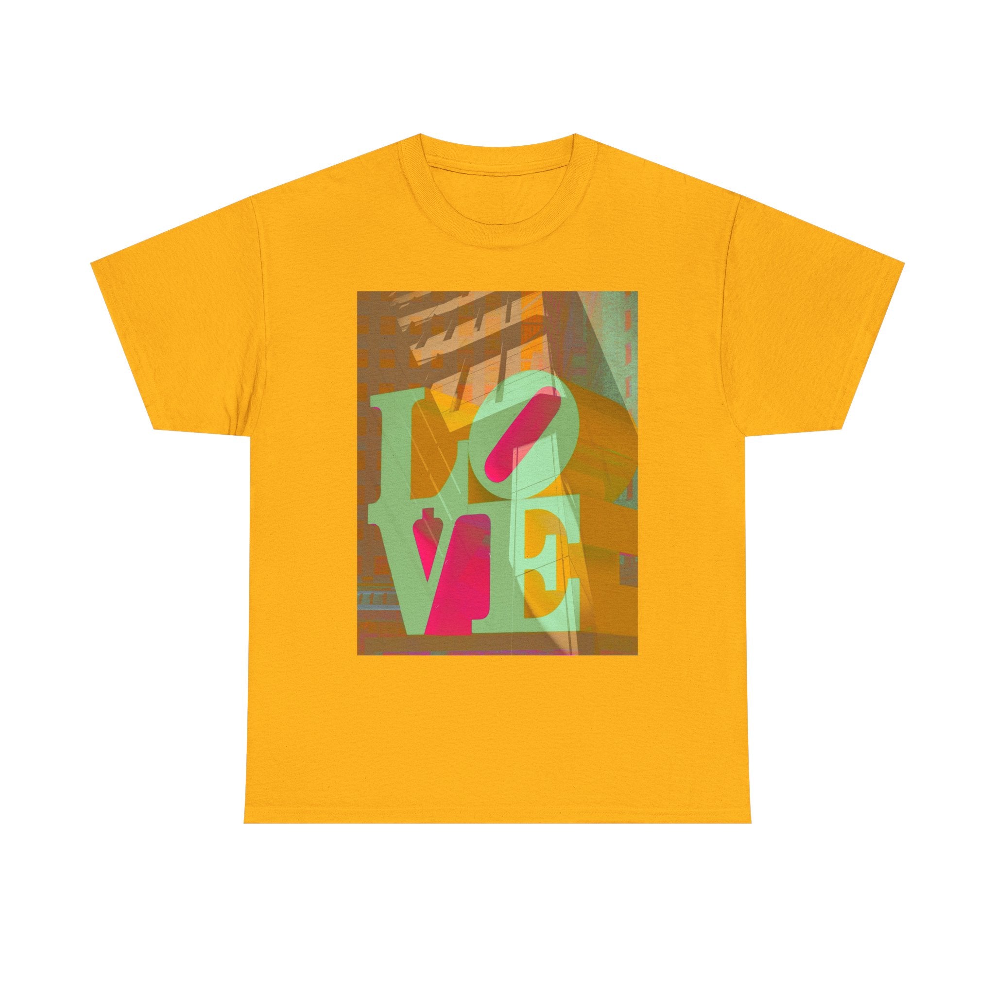 Strike A Pose By Kevin Quinn– Colorful Philly Pop Art Architecture Love T-Shirt