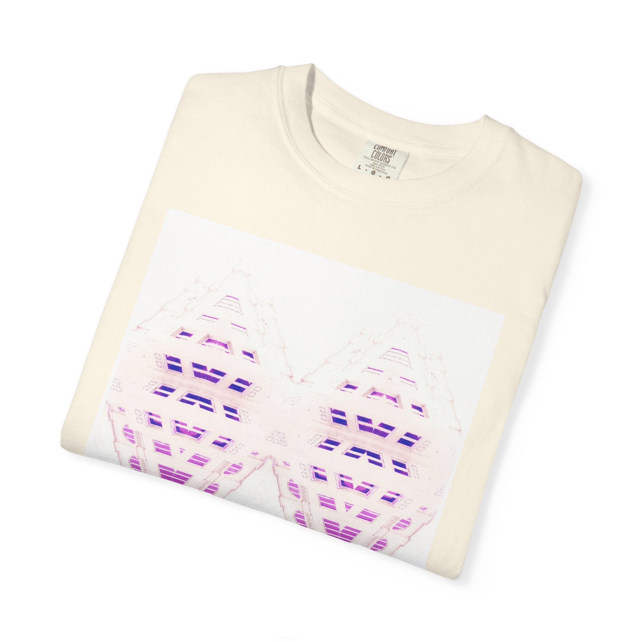Breathing Together By Kevin Quinn -Urban Modern Abstract Architecture Graphic Tee Shirt