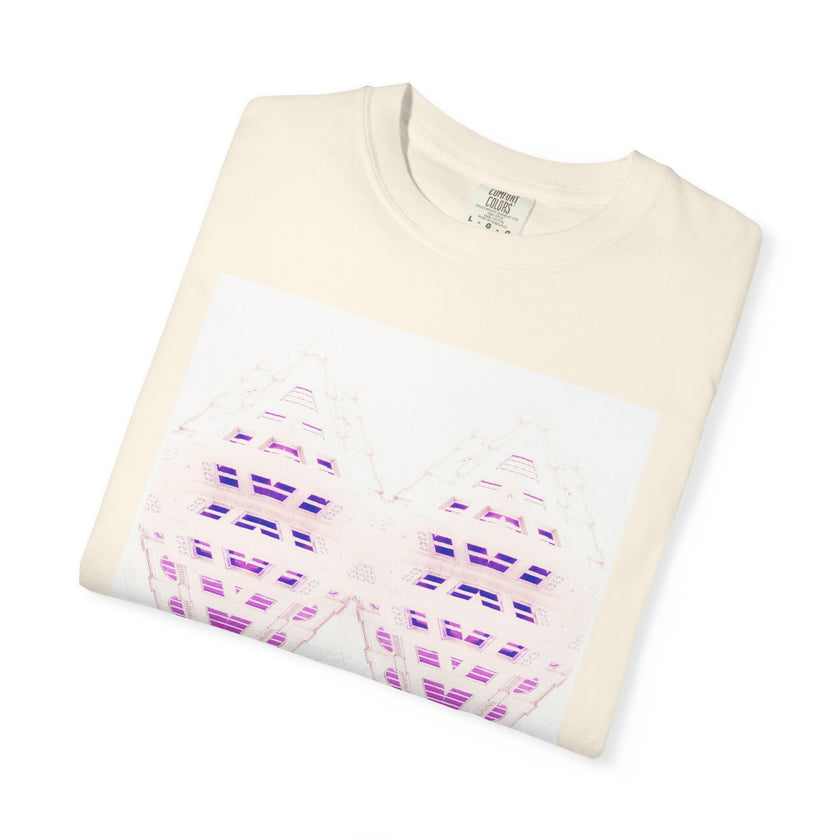 Breathing Together By Kevin Quinn -Urban Modern Abstract Architecture Graphic Tee Shirt