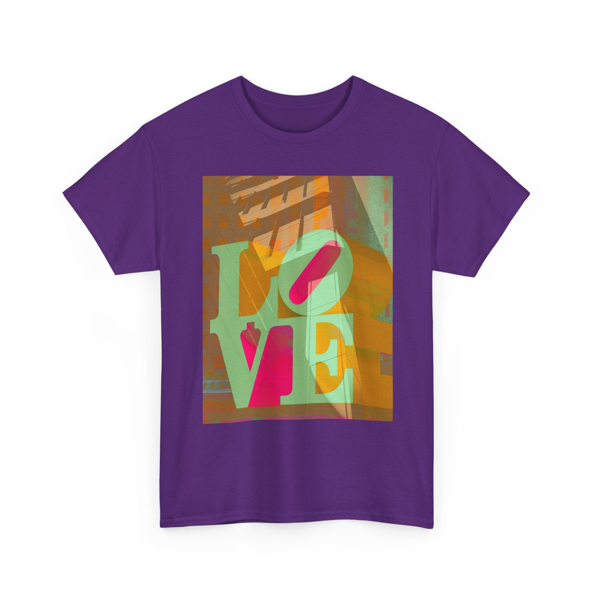 Strike A Pose By Kevin Quinn– Colorful Philly Pop Art Architecture Love T-Shirt