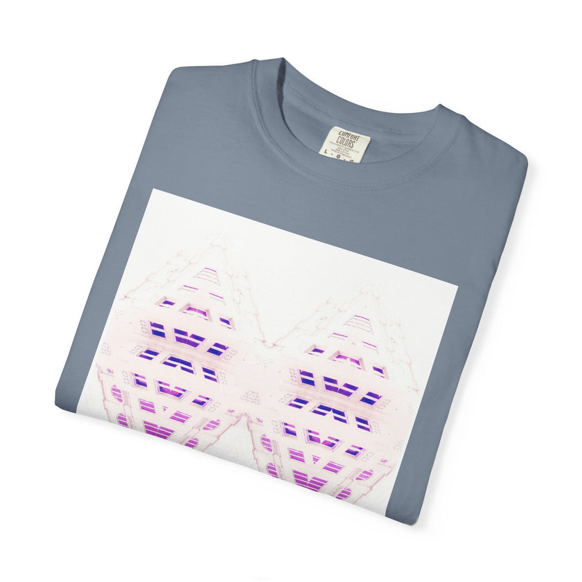Breathing Together By Kevin Quinn -Urban Modern Abstract Architecture Graphic Tee Shirt