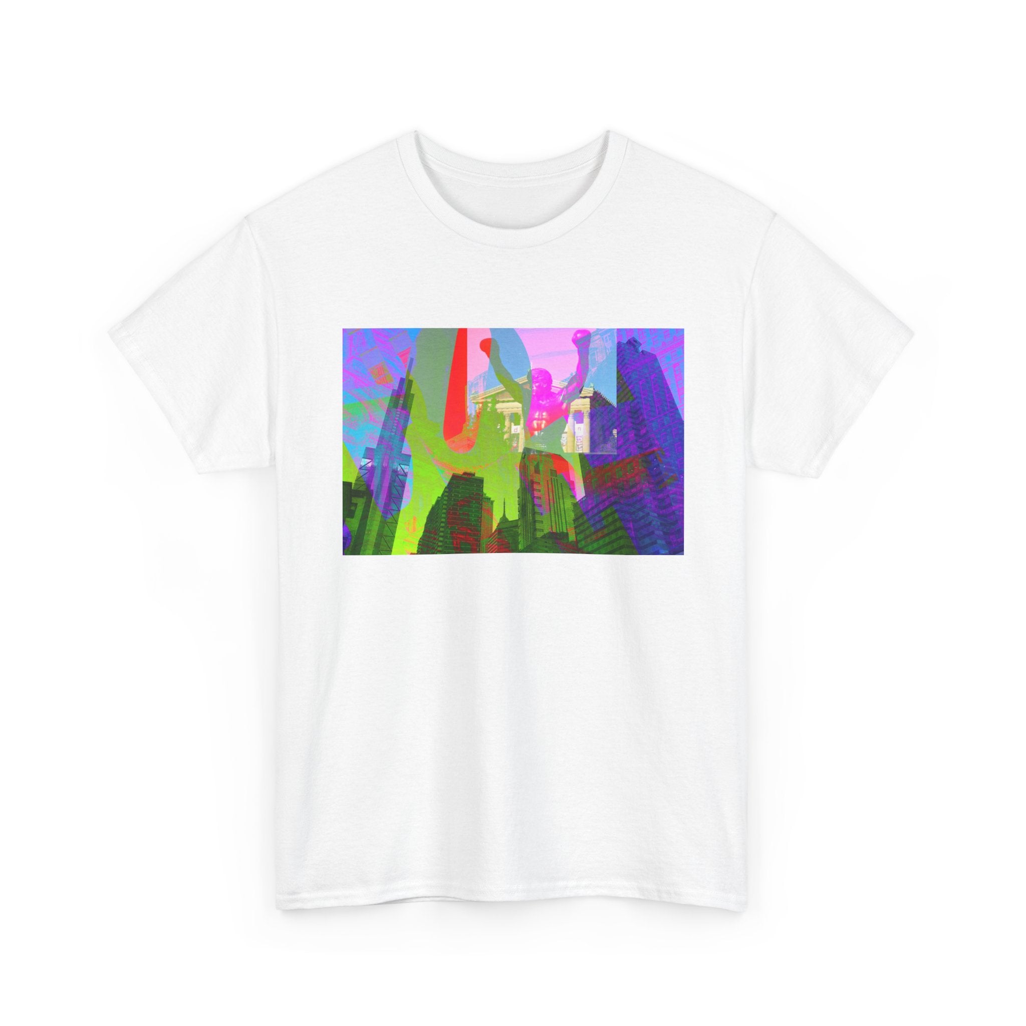 City of Brotherly Love By Kevin Quinn -Urban Modern Abstract Architecture T-Shirt