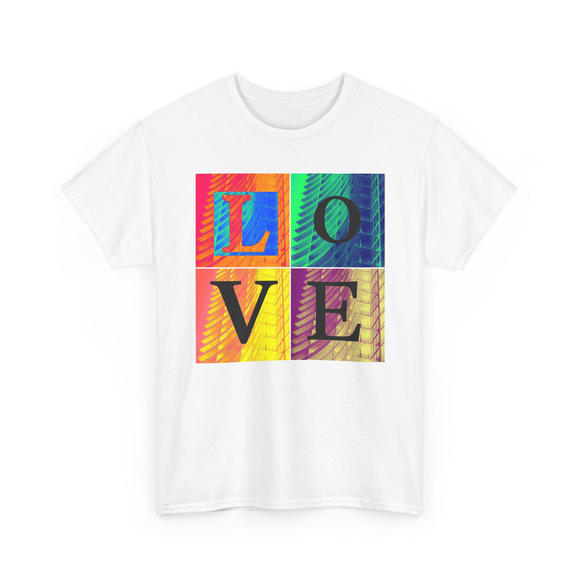 LOVE By Kevin Quinn -Modern Abstract Urban Architecture T-Shirt
