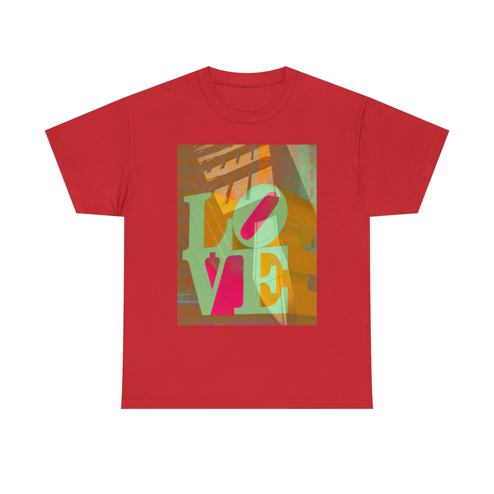 Strike A Pose By Kevin Quinn– Colorful Philly Pop Art Architecture Love T-Shirt