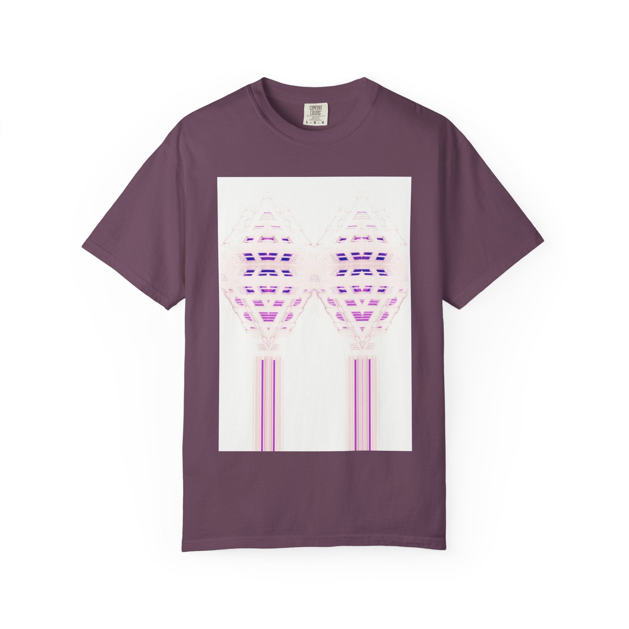Breathing Together By Kevin Quinn -Urban Modern Abstract Architecture Graphic Tee Shirt