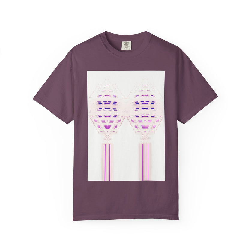 Breathing Together By Kevin Quinn -Urban Modern Abstract Architecture Graphic Tee Shirt