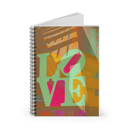 Strike A Pose by Kevin Quinn - Pop Art Spiral Notebook — Colorful Graphic Ruled Journal