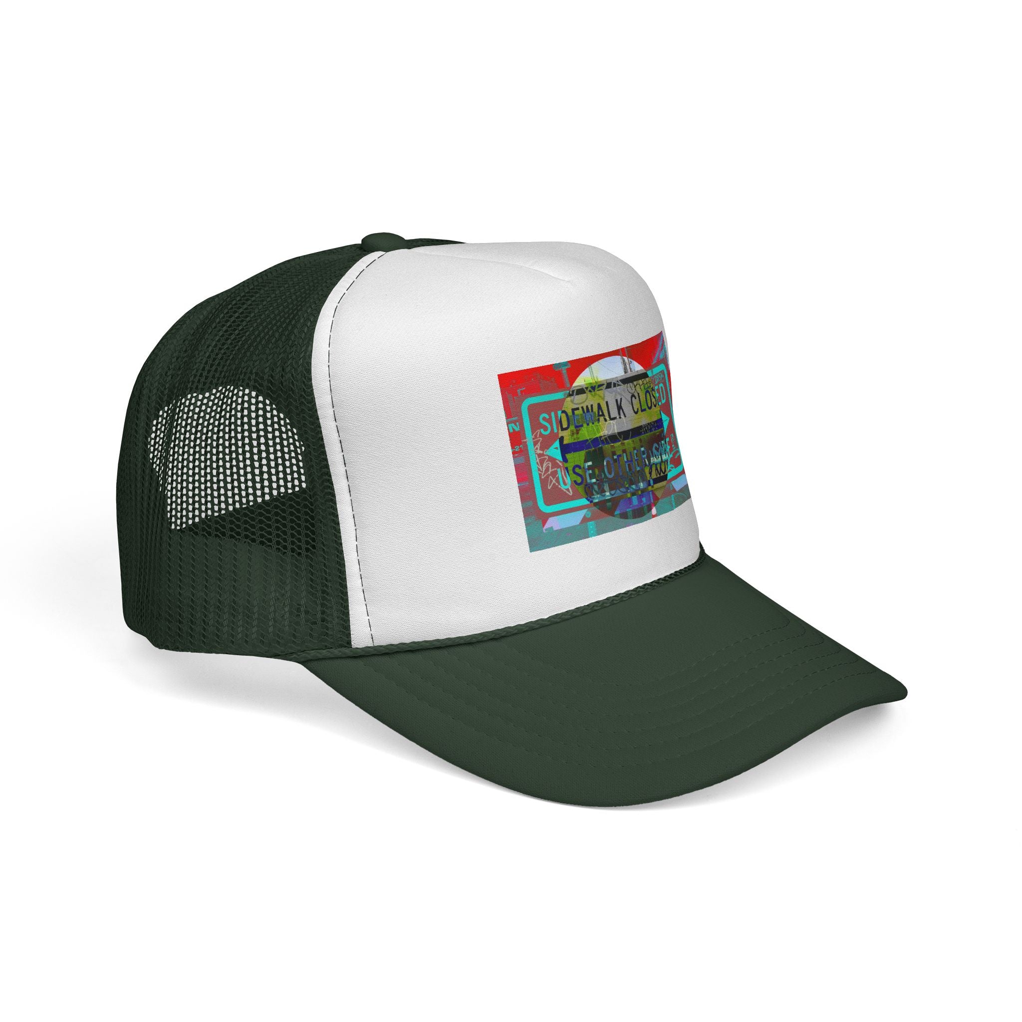 The Other Side By Kevin Quinn -Abstract Urban Wear Trucker Hat