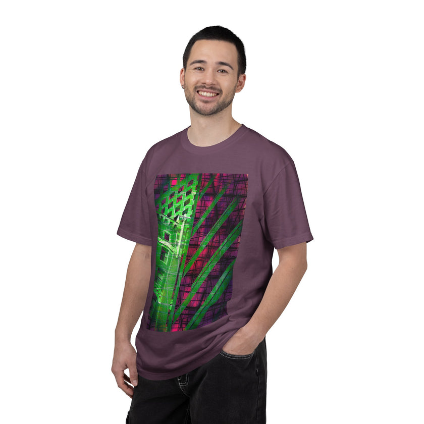 The Fifth Floor Fantasy By Kevin Quinn  -Neon Urban Modern Abstract Architecture Graphic Tee