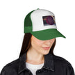 Living In Space By Kevin Quinn Trucker Cap — Cosmic Graphic Mesh Hat