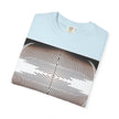 Thought Machine By Kevin Quinn -Optical Waveform Graphic T‑Shirt — Geometric Illusion Art Tee
