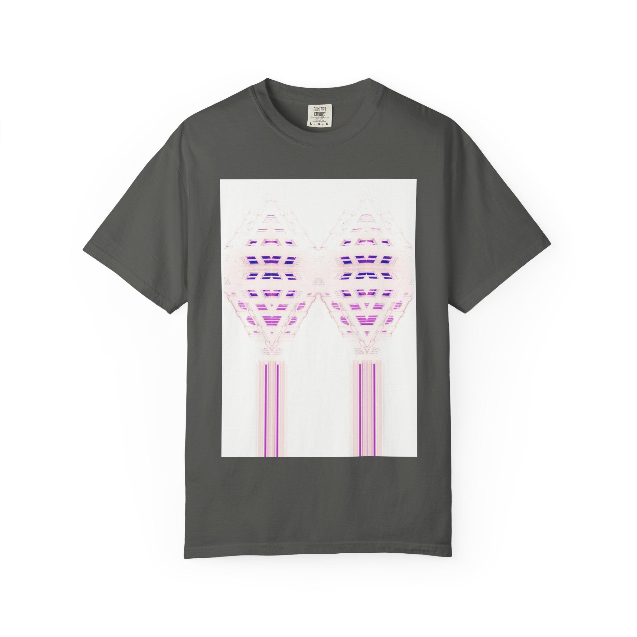 Breathing Together By Kevin Quinn -Urban Modern Abstract Architecture Graphic Tee Shirt