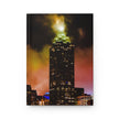 Release By Kevin Quinn - Atlanta City Nightscape Hardcover Journal — Moody Skyscraper Skyline Notebook