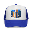 Custom Abstract Cityscape Trucker Cap - 