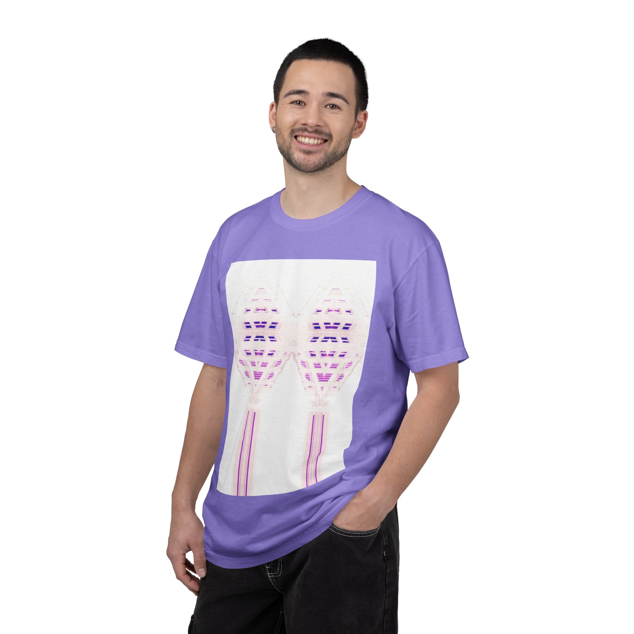 Breathing Together By Kevin Quinn -Urban Modern Abstract Architecture Graphic Tee Shirt