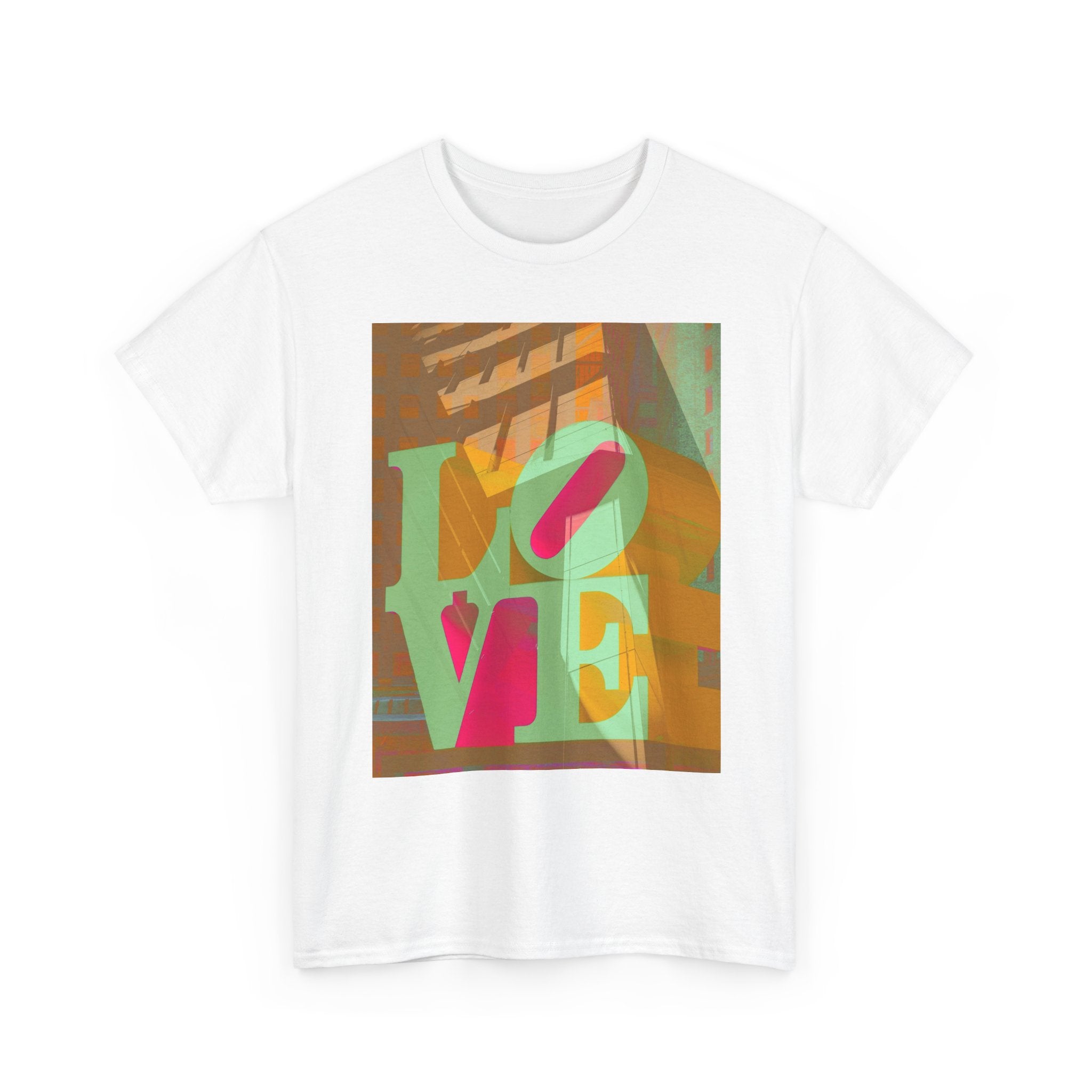 Strike A Pose By Kevin Quinn– Colorful Philly Pop Art Architecture Love T-Shirt