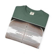 Thought Machine By Kevin Quinn -Optical Waveform Graphic T‑Shirt — Geometric Illusion Art Tee