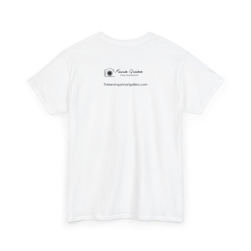 When We Met By Kevin Quinn -Romantic Modern Abstract Urban Architecture T-Shirt