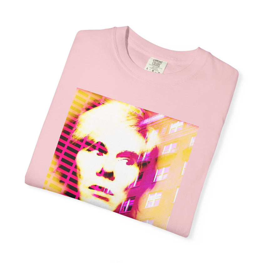 Building With Andy By Kevin Quinn -Pop Architecture Modern Urban Portrait T-Shirt