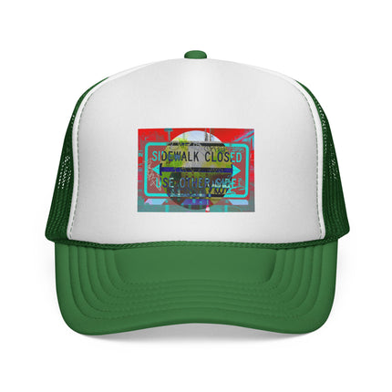 The Other Side By Kevin Quinn -Abstract Urban Wear Trucker Hat