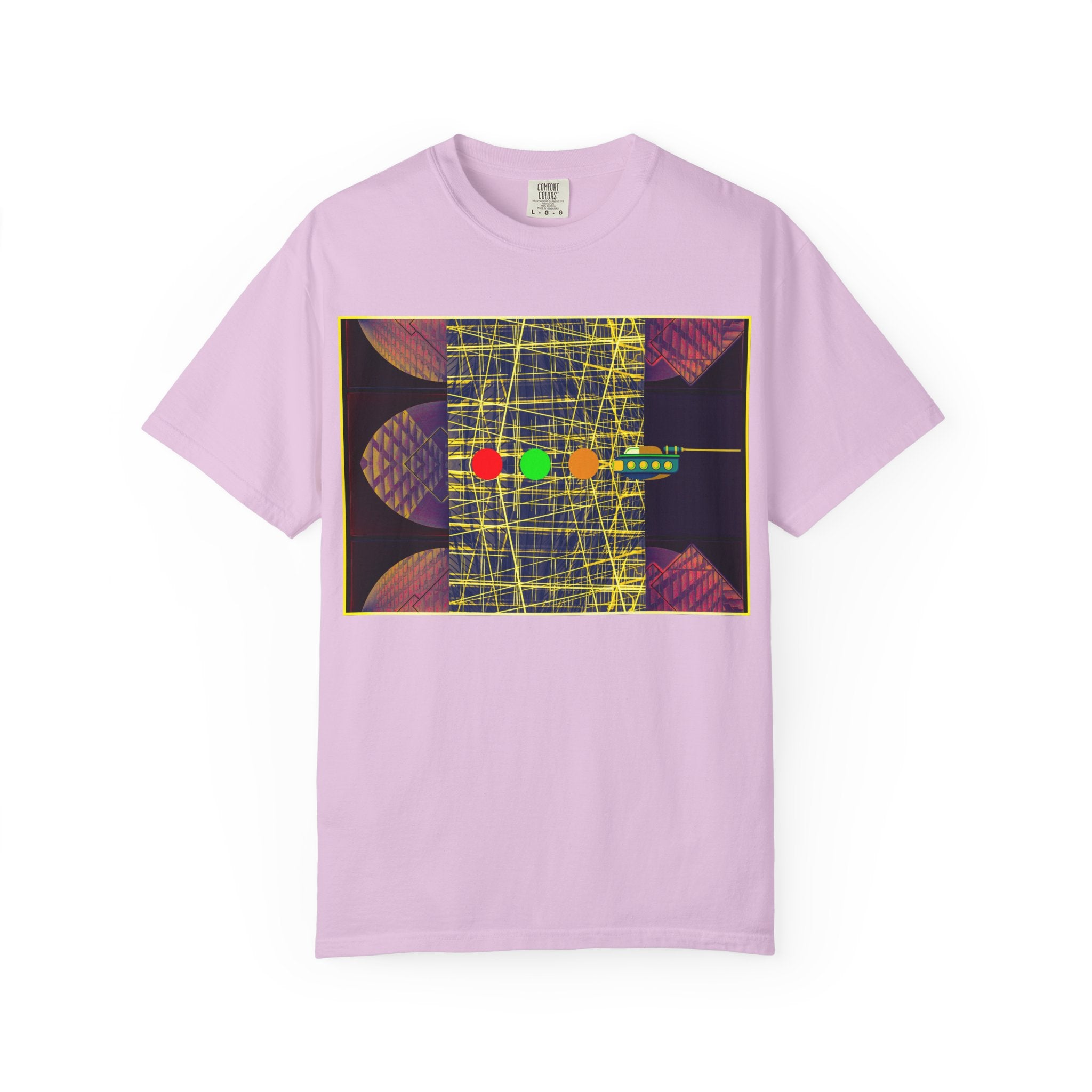 Ubie The Uber Driver By Kevin Quinn Graphic T-Shirt — Retro Geometric Streetwear