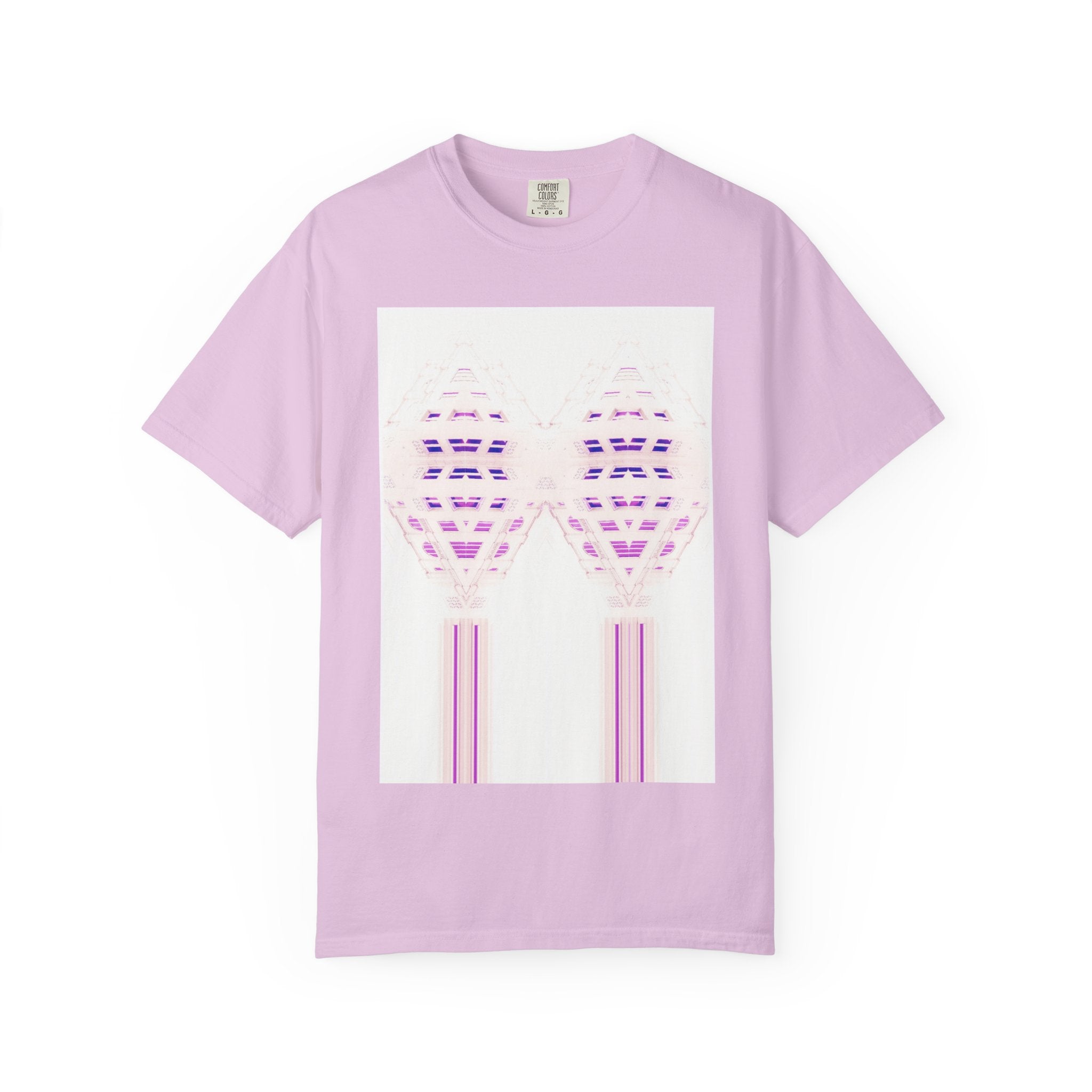 Breathing Together By Kevin Quinn -Urban Modern Abstract Architecture Graphic Tee Shirt
