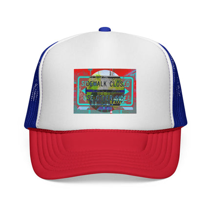 The Other Side By Kevin Quinn -Abstract Urban Wear Trucker Hat