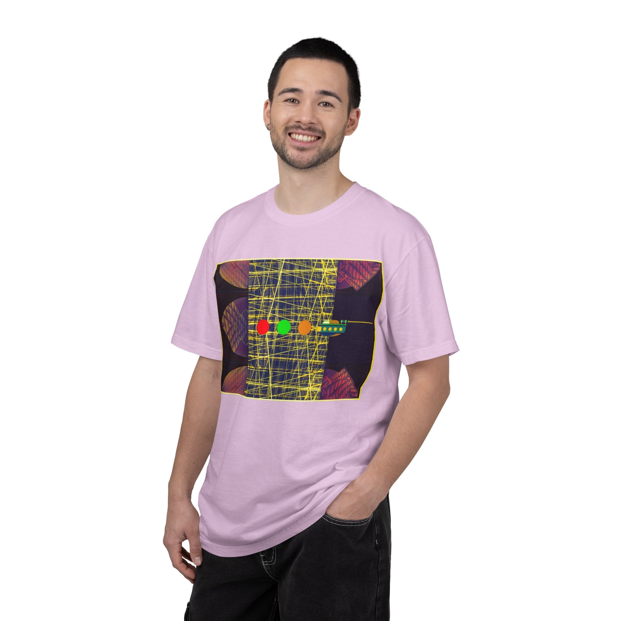 Ubie The Uber Driver By Kevin Quinn Graphic T-Shirt — Retro Geometric Streetwear