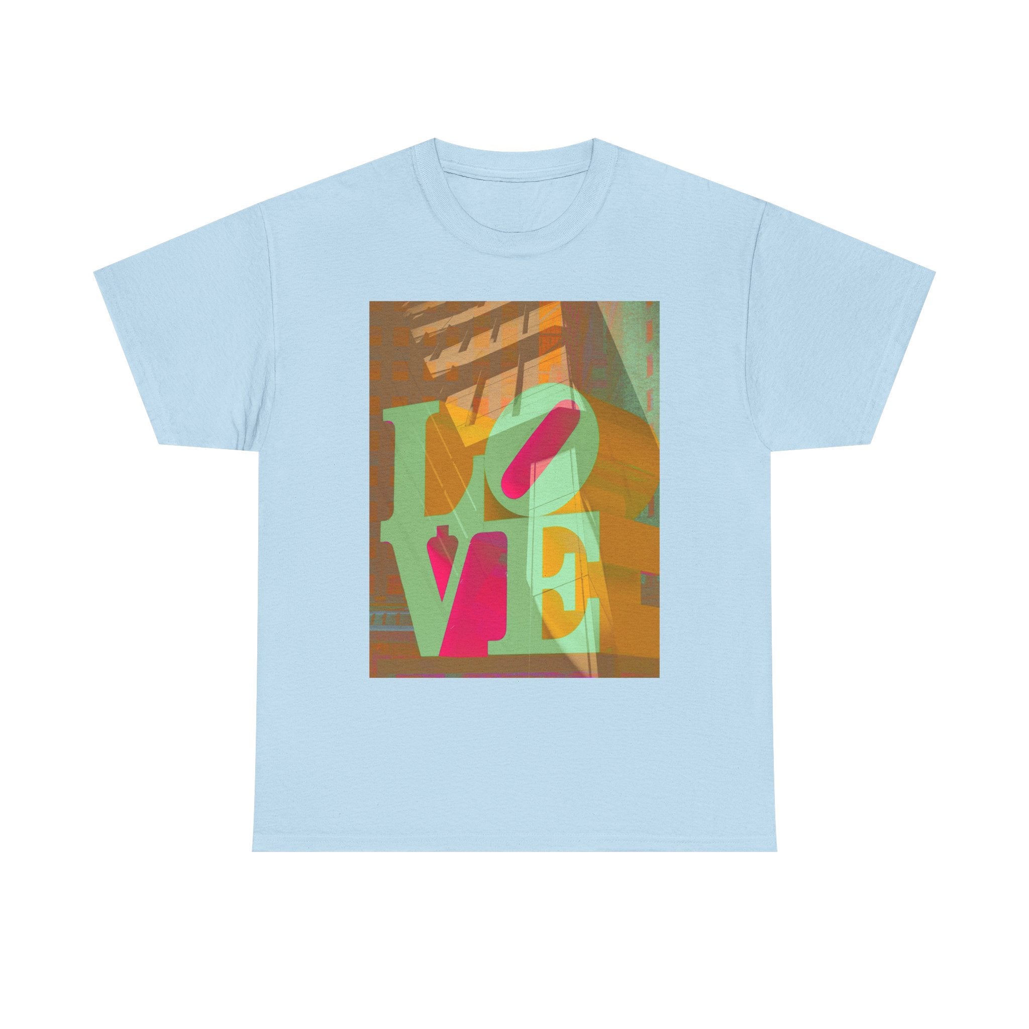 Strike A Pose By Kevin Quinn– Colorful Philly Pop Art Architecture Love T-Shirt