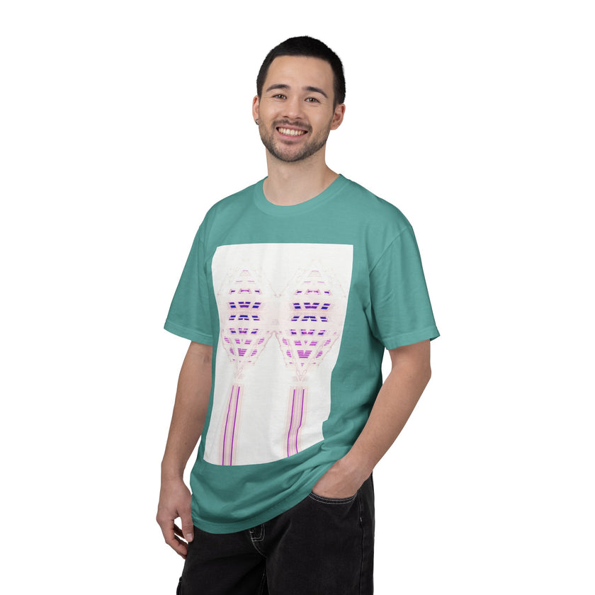 Breathing Together By Kevin Quinn -Urban Modern Abstract Architecture Graphic Tee Shirt