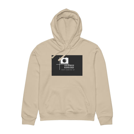 Kevin Quinn Photography Keep Looking Up Drummer Hoodie — Minimal Camera