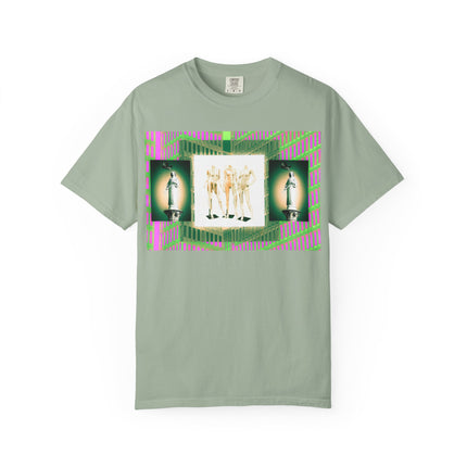 The Past Love Fashion Show By Kevin Quinn -Modern Abstract Architecture T-Shirt — Retro Neon Vintage Graphic Tee