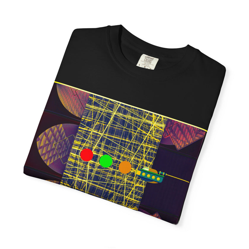 Ubie The Uber Driver By Kevin Quinn Graphic T-Shirt — Retro Geometric Streetwear