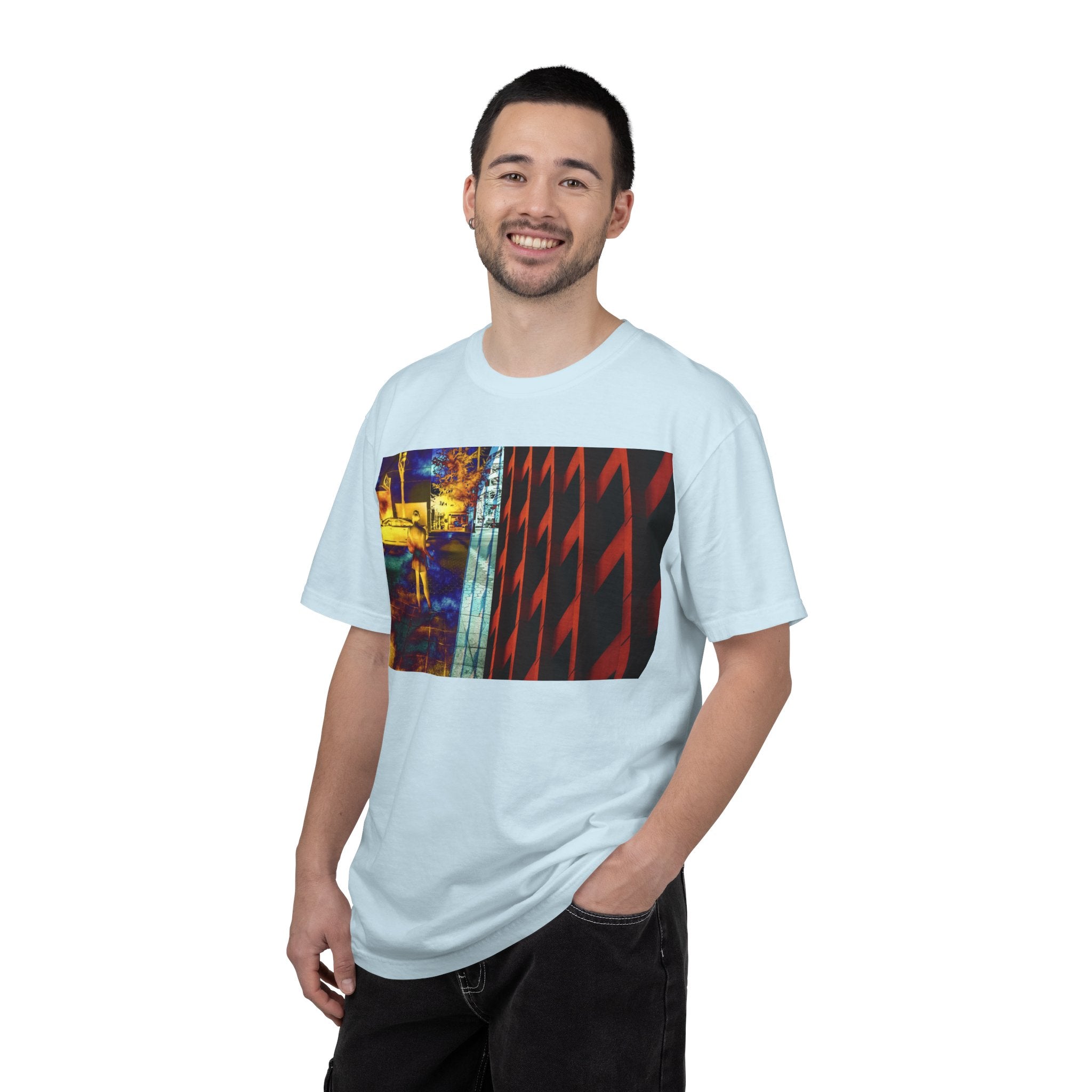 It Never Leaves You By Kevin Quinn -Urban Abstract Architecture Street Photography —Night Cityscape Graphic T-Shirt