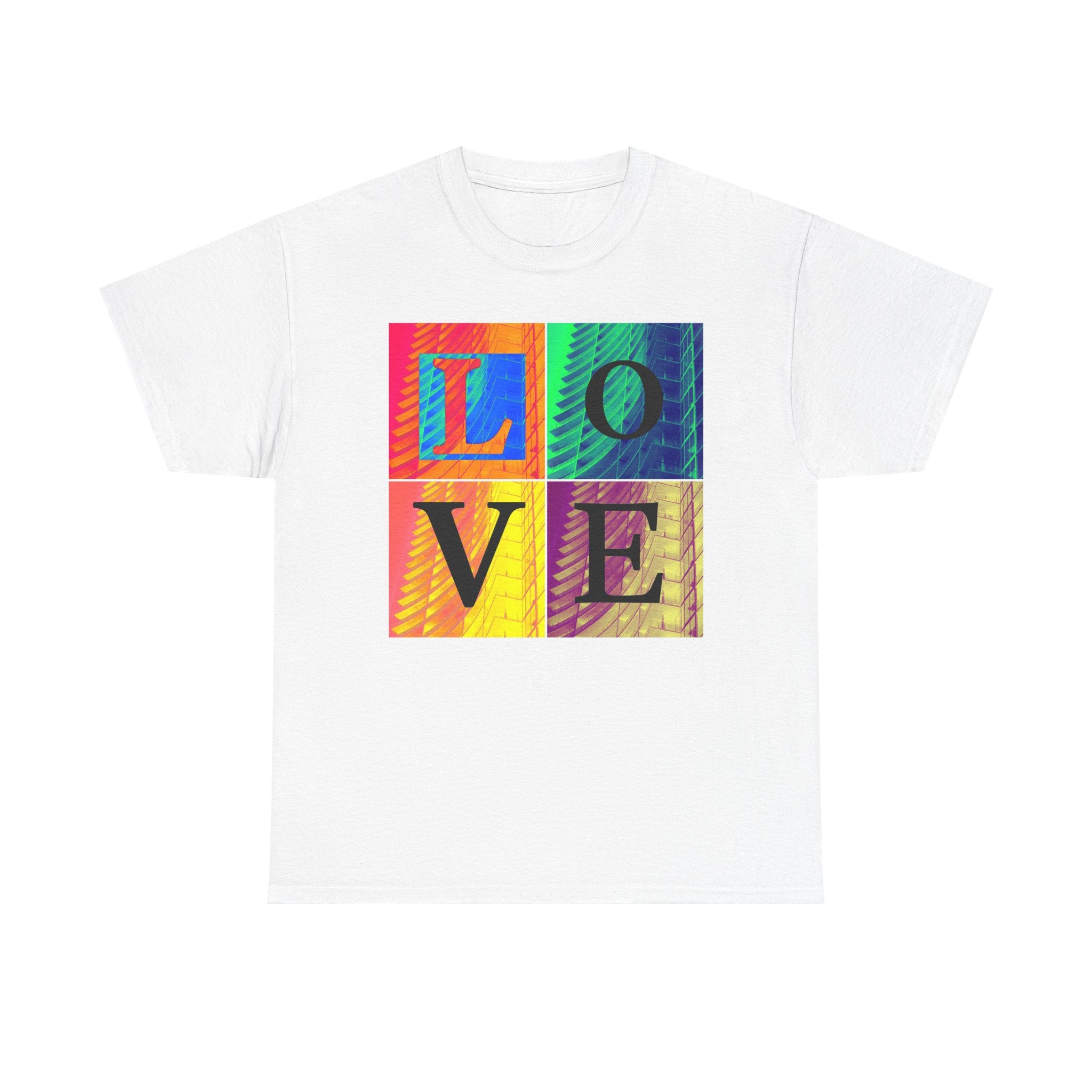 LOVE By Kevin Quinn -Modern Abstract Urban Architecture T-Shirt