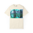 Pardon Me By Kevin Quinn -Abstract Urban Architecture Street Photography Blue T-Shirt — Surreal Nature Graphic Tee