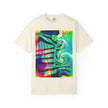 Rooftop Jazz By Kevin Quinn -Abstract Urban Modern Architecture Psychedelic Swirl T-Shirt