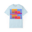 Picnic In The Park With You By Kevin Quinn -Abstract Sunset Blocks Urban Architecture Atlanta T-Shirt