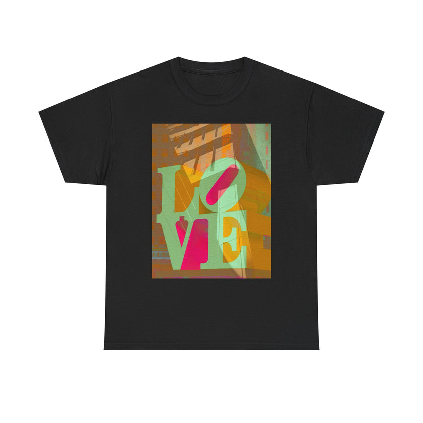 Strike A Pose By Kevin Quinn– Colorful Philly Pop Art Architecture Love T-Shirt