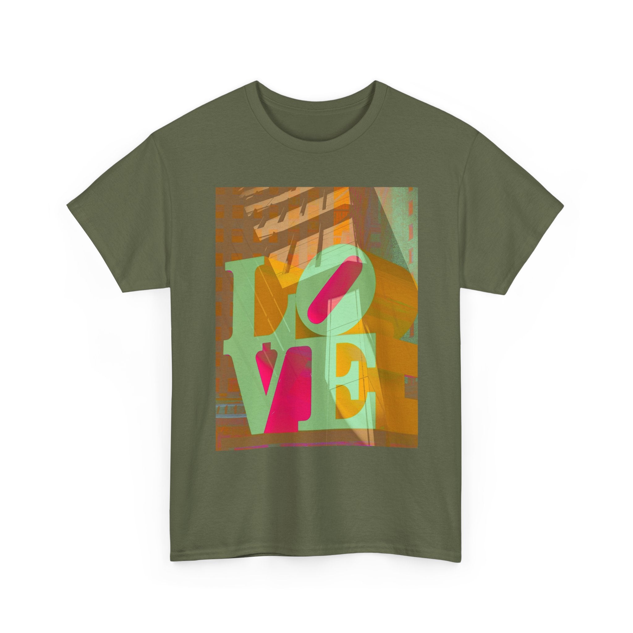Strike A Pose By Kevin Quinn– Colorful Philly Pop Art Architecture Love T-Shirt