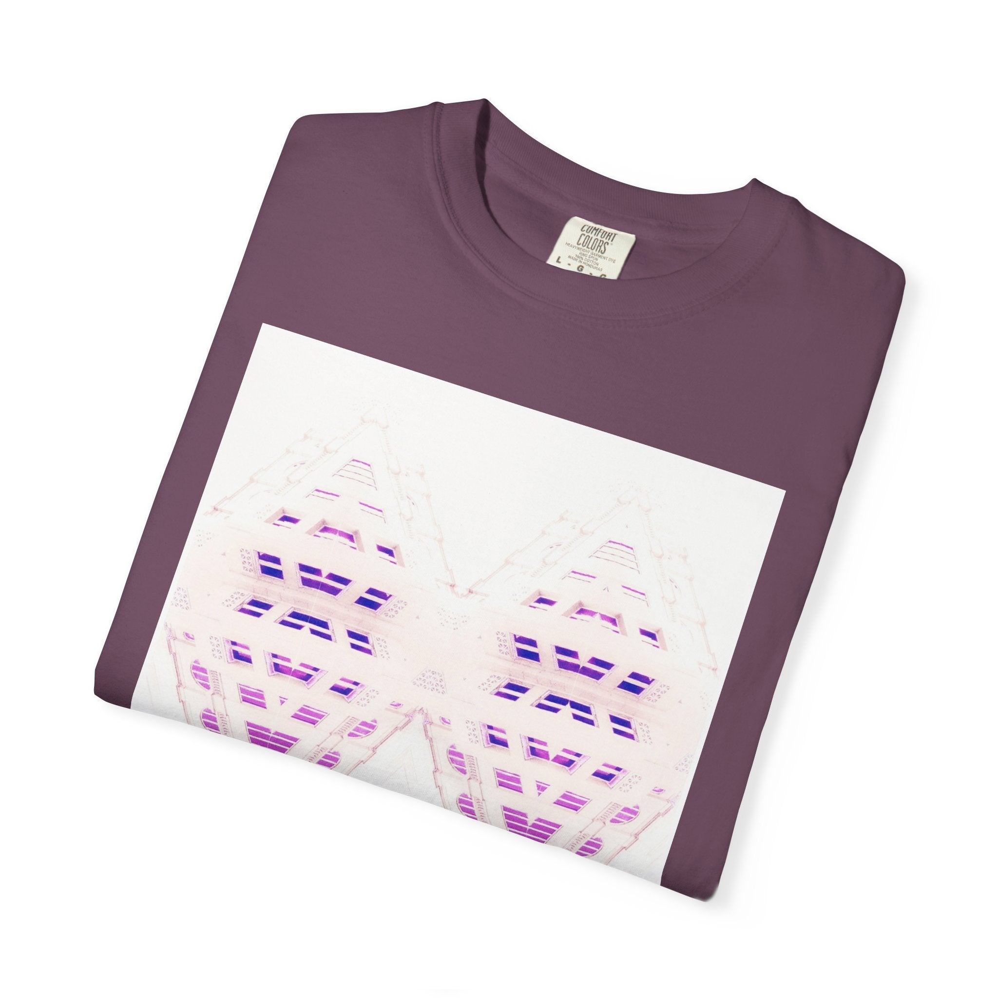 Breathing Together By Kevin Quinn -Urban Modern Abstract Architecture Graphic Tee Shirt