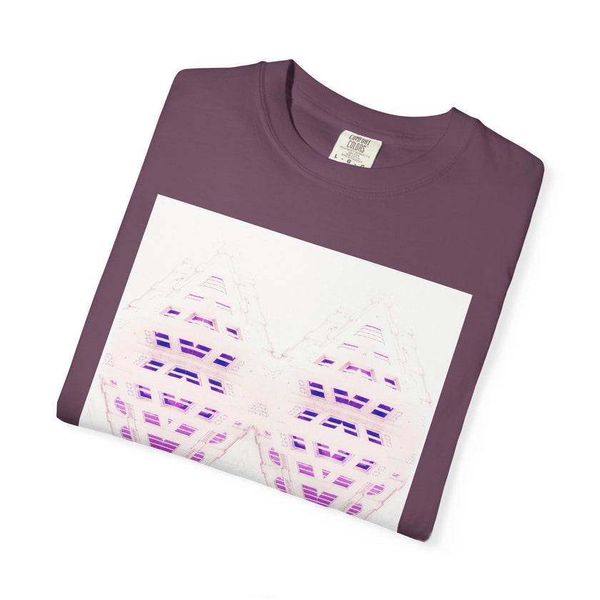 Breathing Together By Kevin Quinn -Urban Modern Abstract Architecture Graphic Tee Shirt