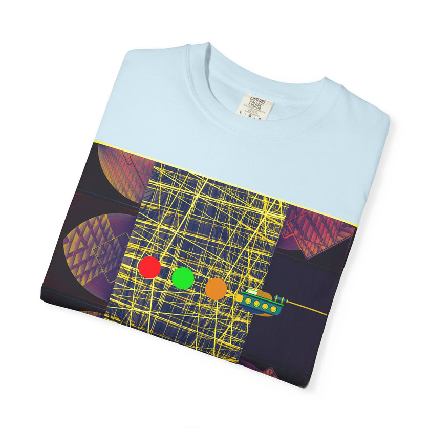 Ubie The Uber Driver By Kevin Quinn Graphic T-Shirt — Retro Geometric Streetwear