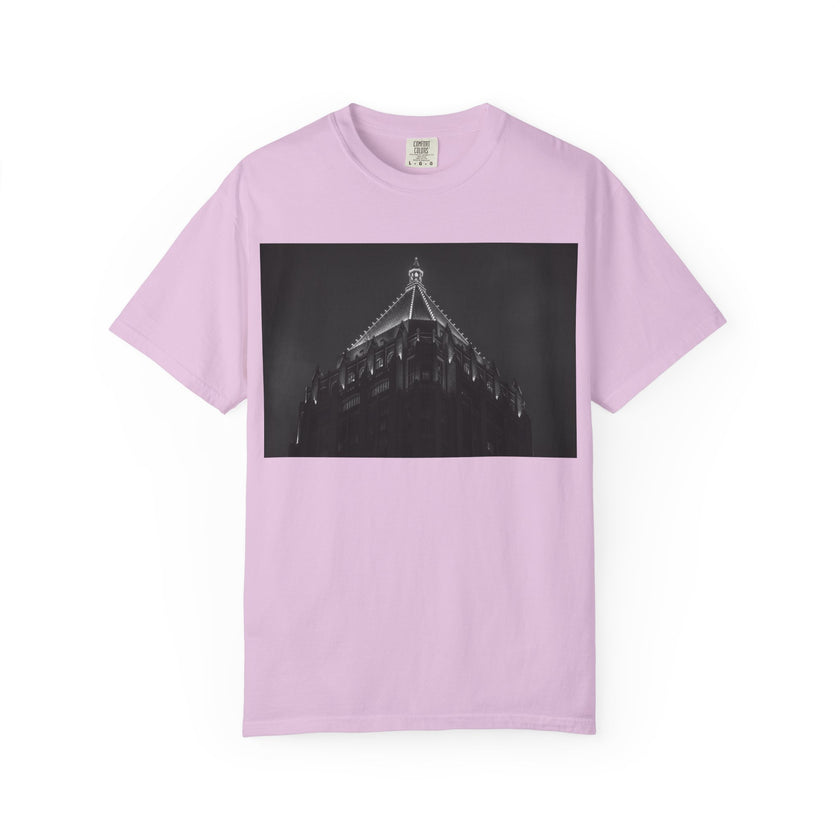 Requiem By Kevin Quinn   -Architectural Nightscape T-Shirt — Gothic Building Photo Tee