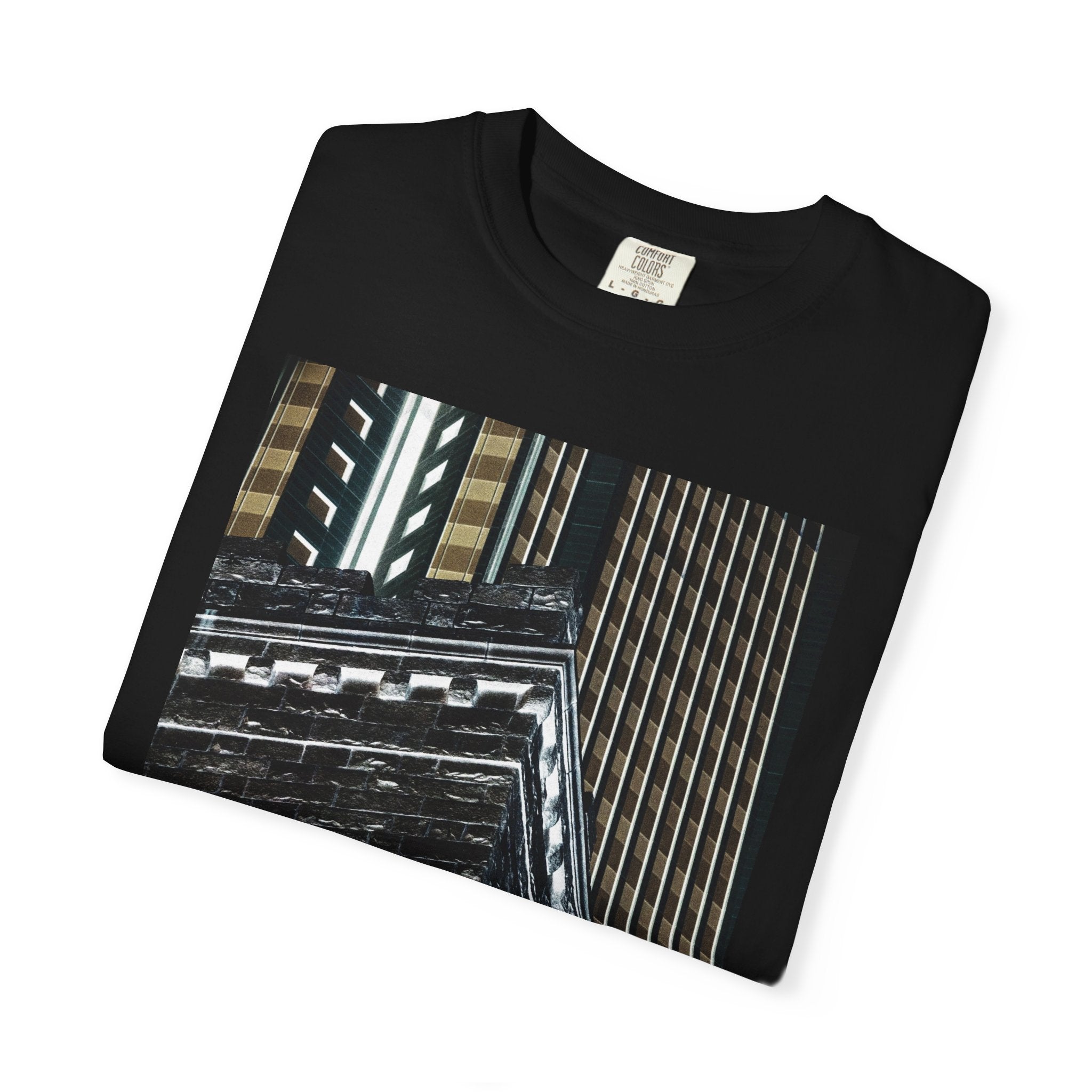 Night Light Nightmare By Kevin Quinn -Urban Modern Abstract Architecture Graphic Tee