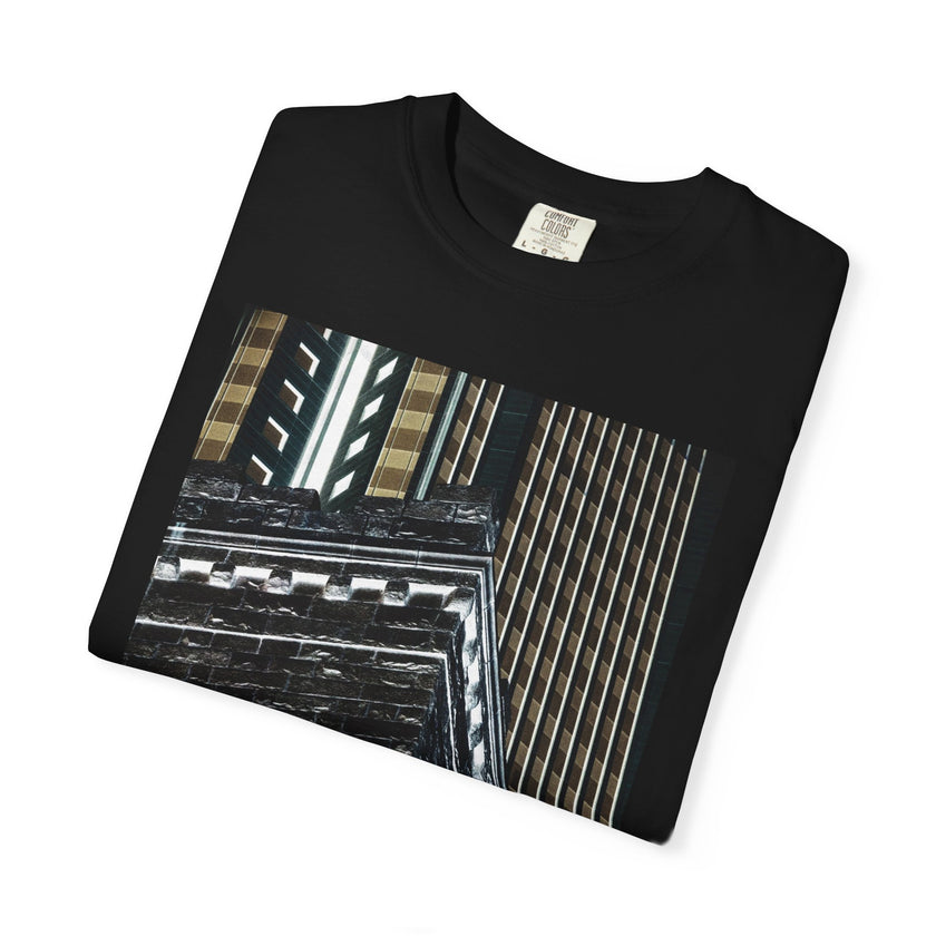 Night Light Nightmare By Kevin Quinn -Urban Modern Abstract Architecture Graphic Tee